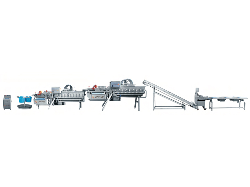 Leafy vegetable processing line