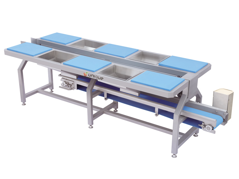 Double levels 6 positions preparation table