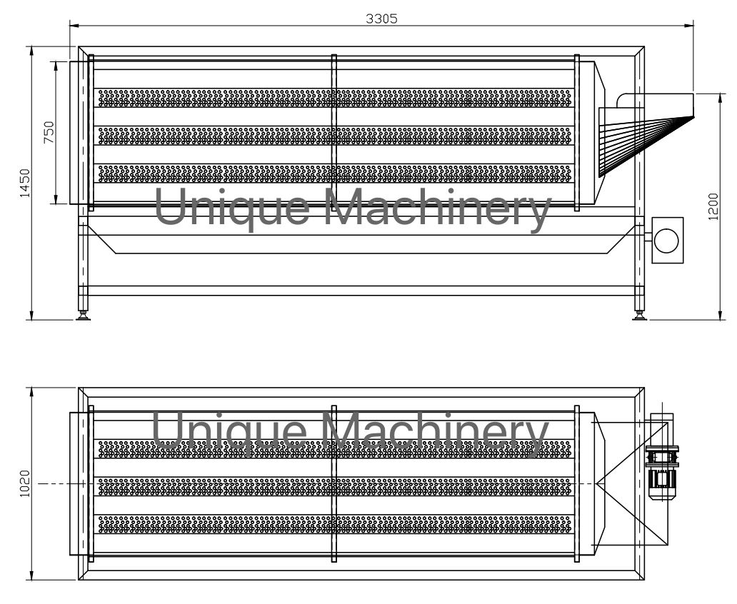 Carrot processing line