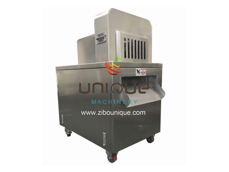 Frozen meat cutting machine